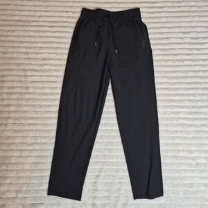 Coco + Carmen Black Joggers Elastic Waist Drawstring Zipper Pockets S/M NEW